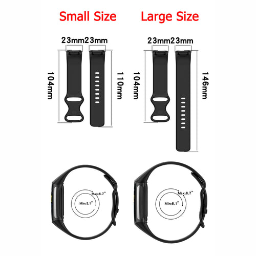 Fitbit Charge 5 Silicone Sport Strap